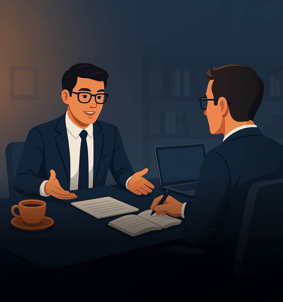 During the Interview