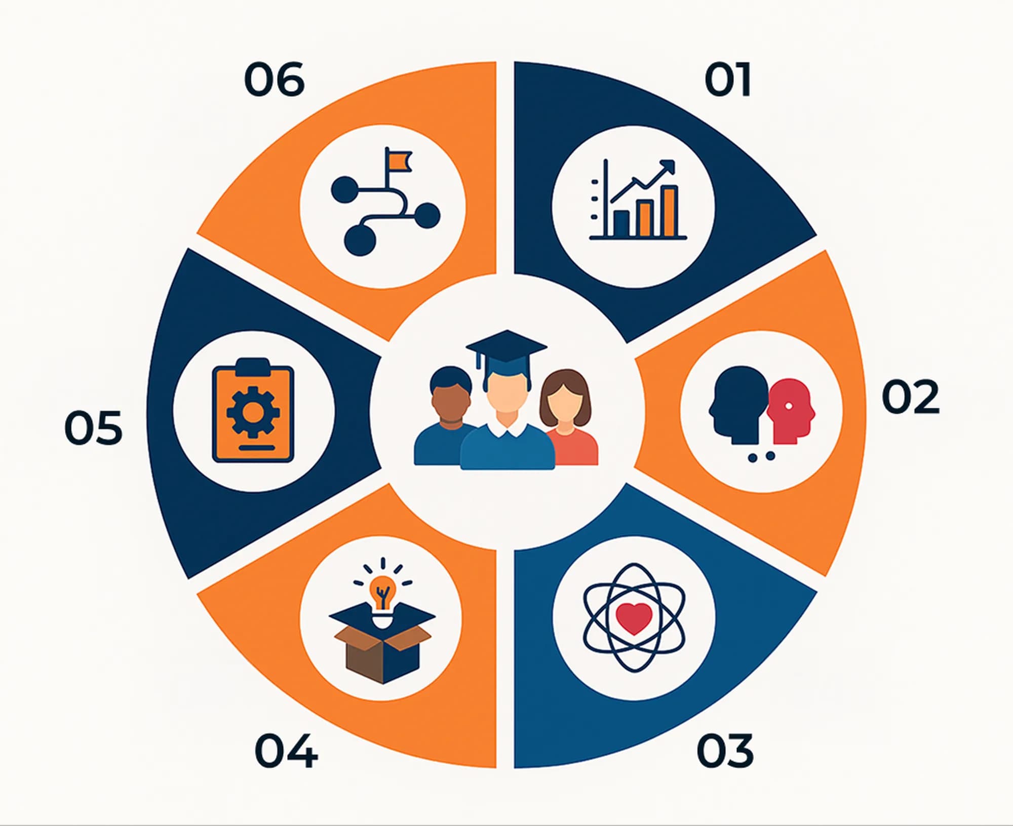 Infographic representing early career experiences