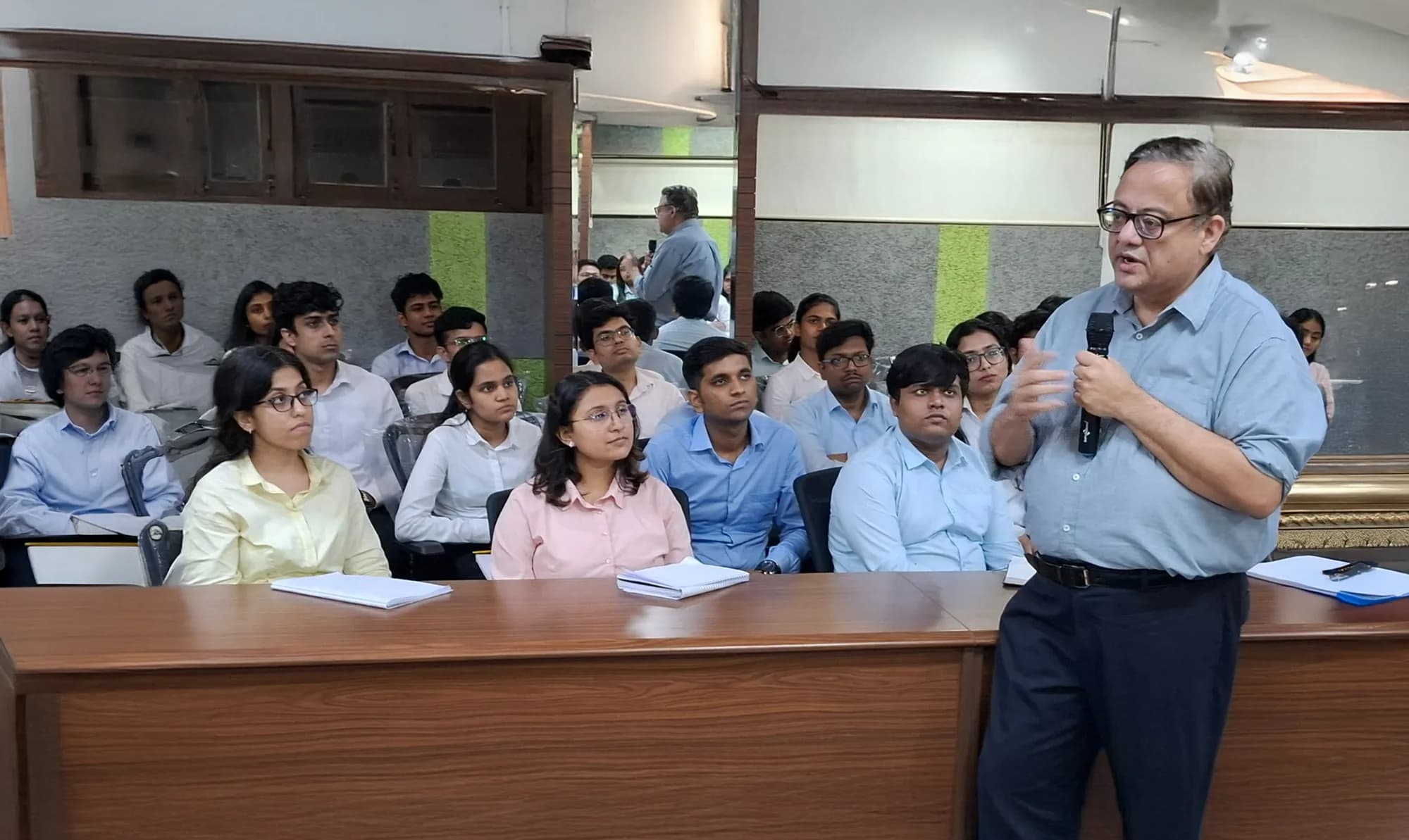 Learners celebrating a cohort milestone