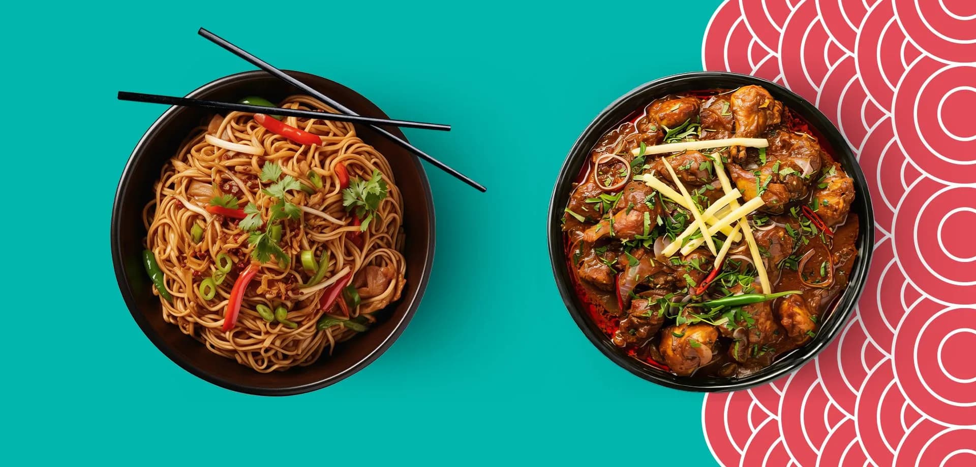 Hong's Kitchen spread